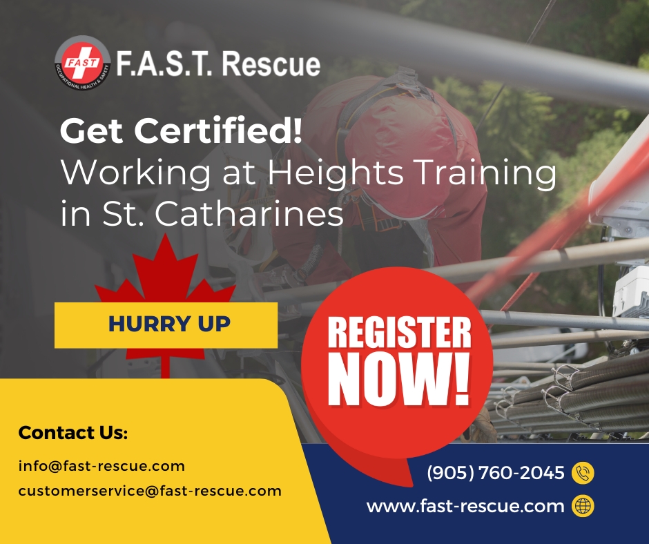 Working At Heights Training In St. Catharines By Fast Rescue
